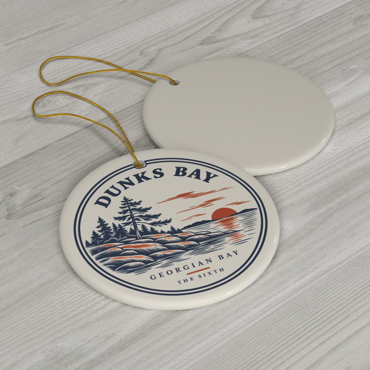Dunks Bay Christmas Ornament