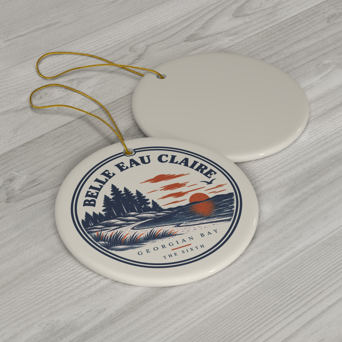 Belle Eau Claire Christmas Ornament