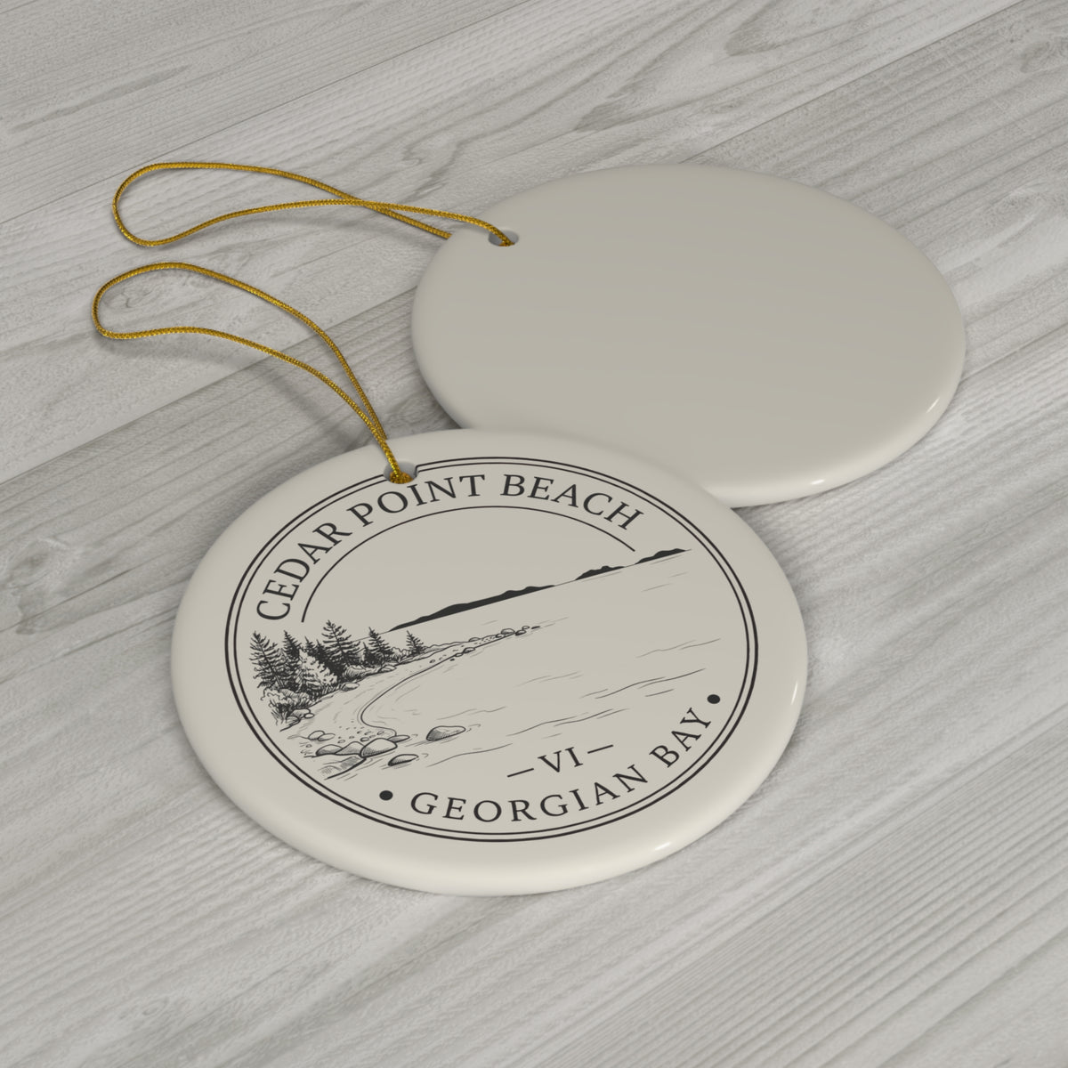 Cedar Point Christmas Ornament
