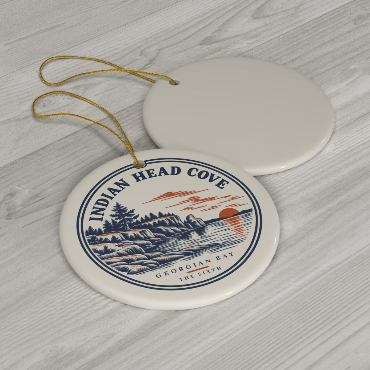 Indian Head Cove Christmas Ornament