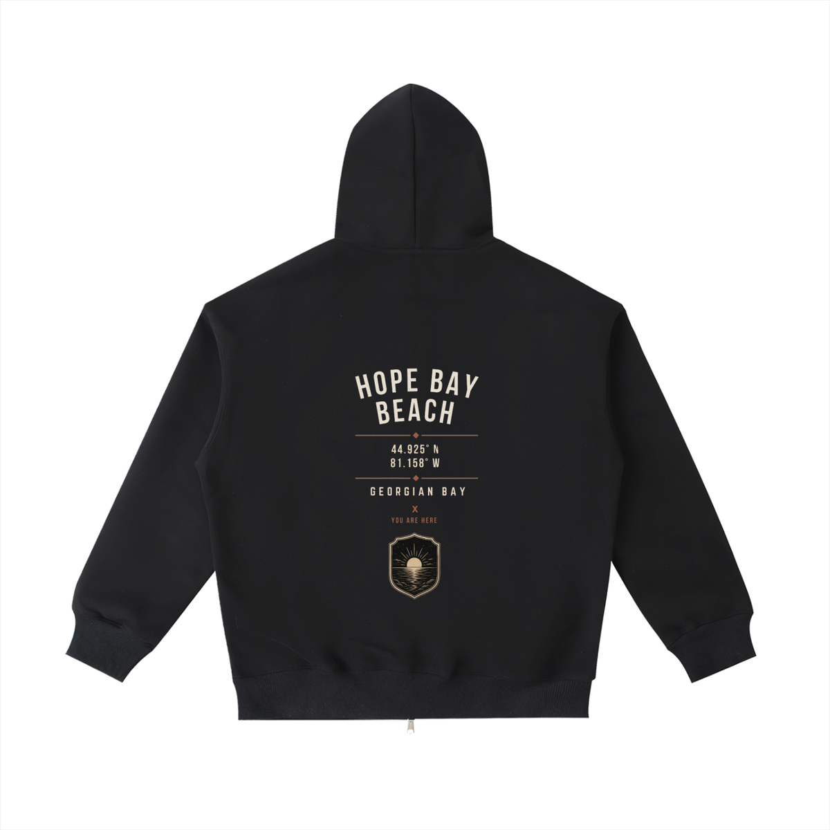 Hope Bay Zip up Pocket Hoodie