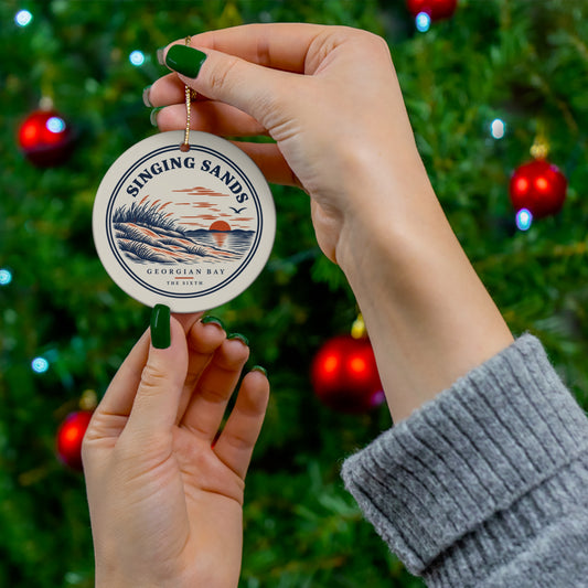 Singing Sands Christmas ornament from The Sixth