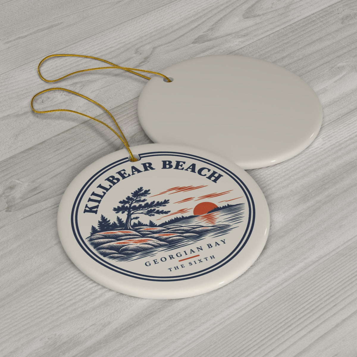 Killbear Beach Christmas Ornament