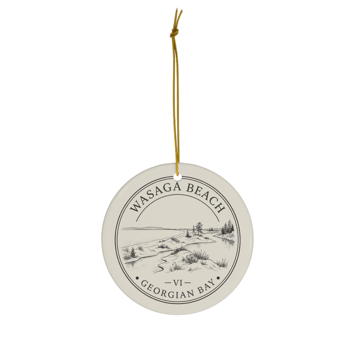 Wasaga Beach Christmas Ornament