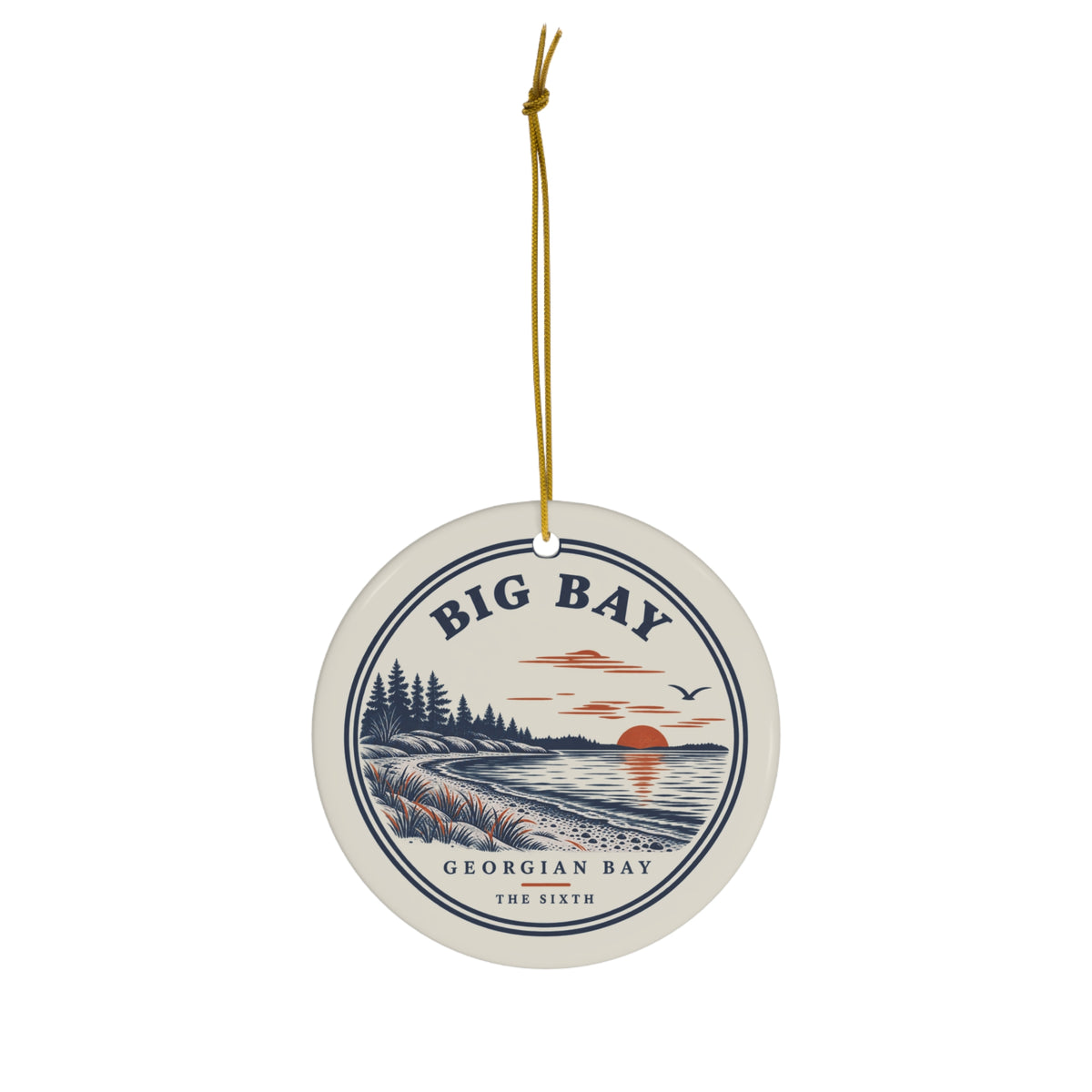 Big Bay ornament, alternate view
