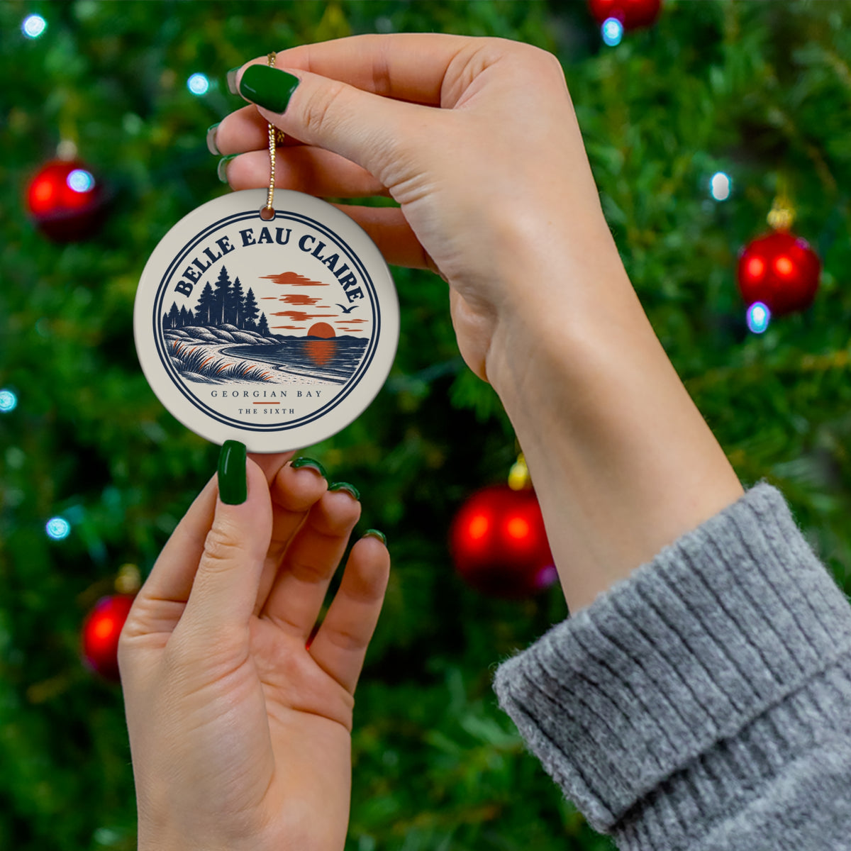 Belle Eau Claire Christmas ornament from The Sixth