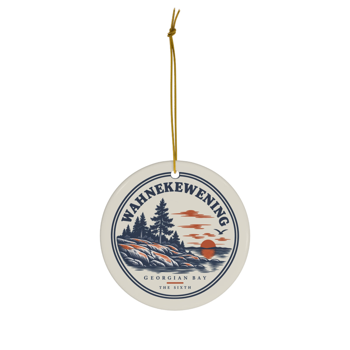 Wahnekewening Beach ornament, alternate view