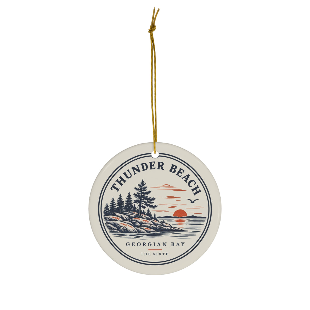 Thunder Beach ornament, alternate view
