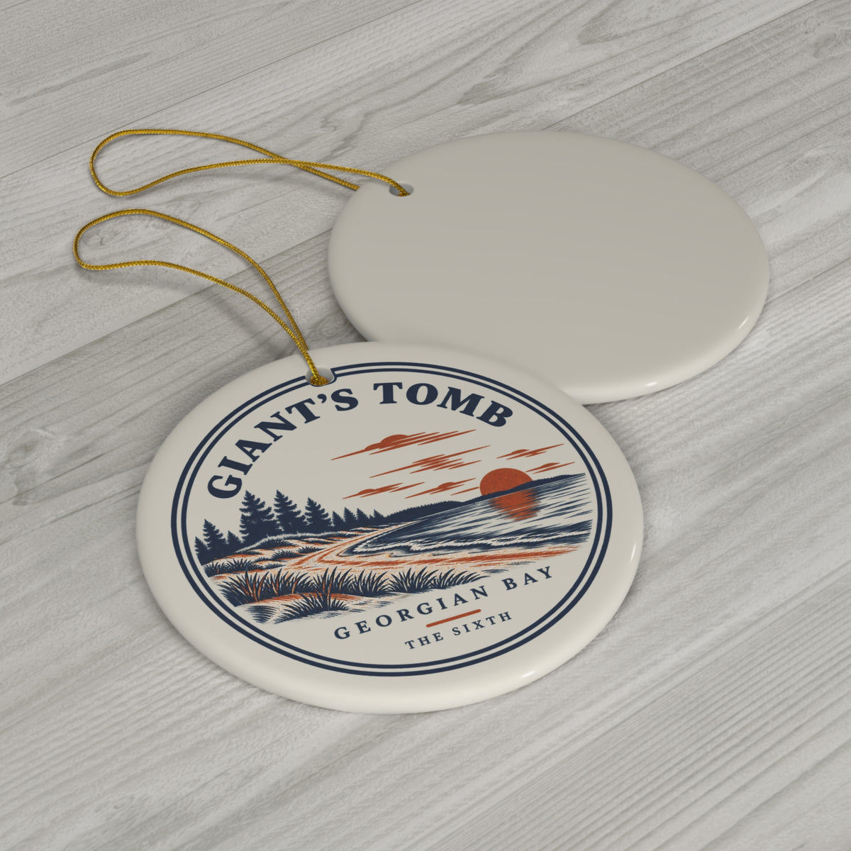 Giant's Tomb Christmas Ornament