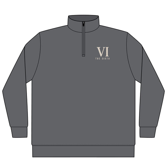 Unisex Pigment-Dyed Quarter-Zip Pullover