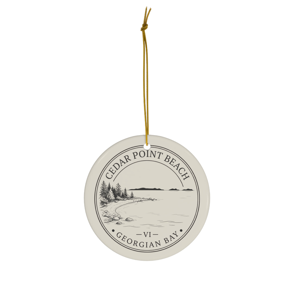 Cedar Point Christmas Ornament