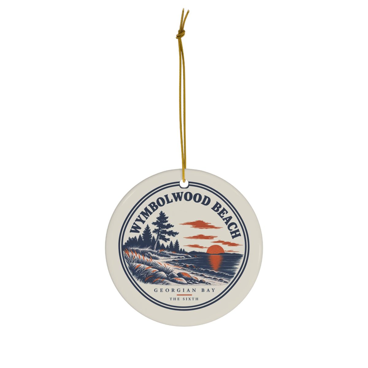 Wymbolwood Beach ornament, alternate view
