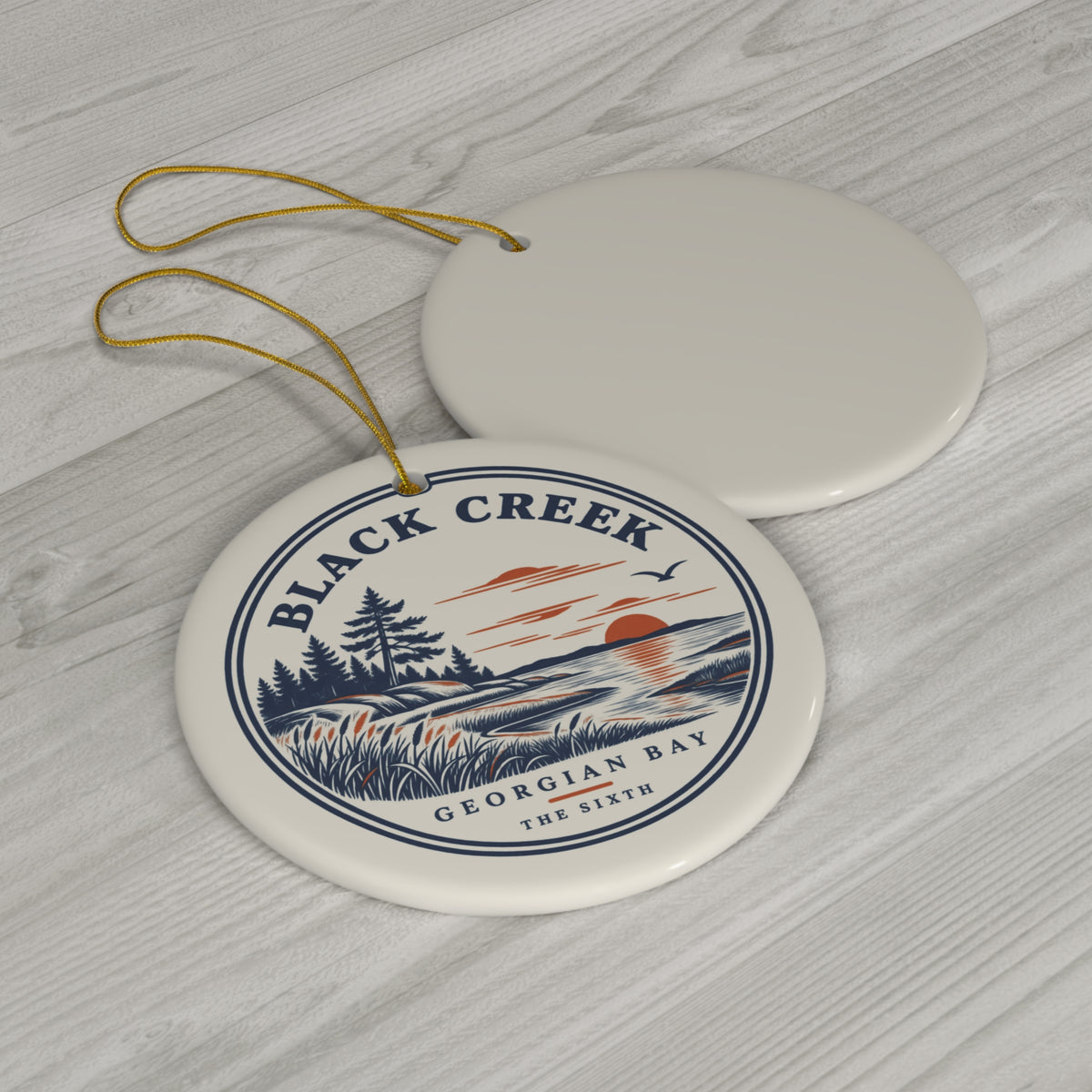 Black Creek Christmas Ornament