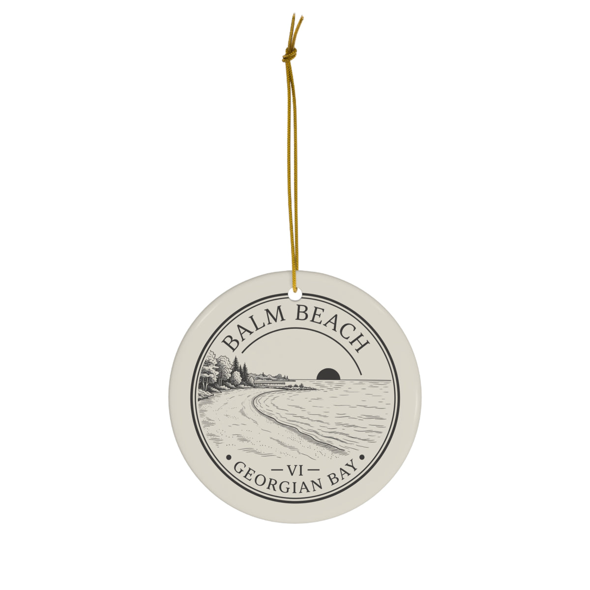 Balm Beach Christmas Ornament