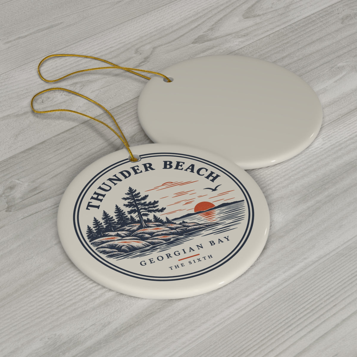 Thunder Beach Christmas Ornament