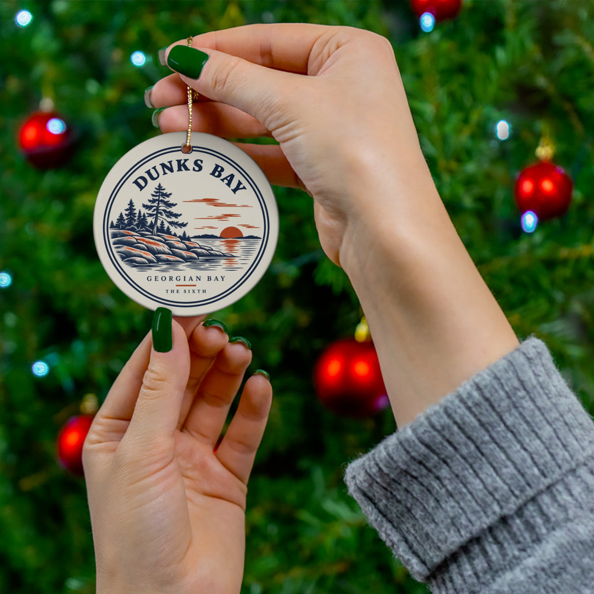 Dunks Bay Christmas ornament from The Sixth