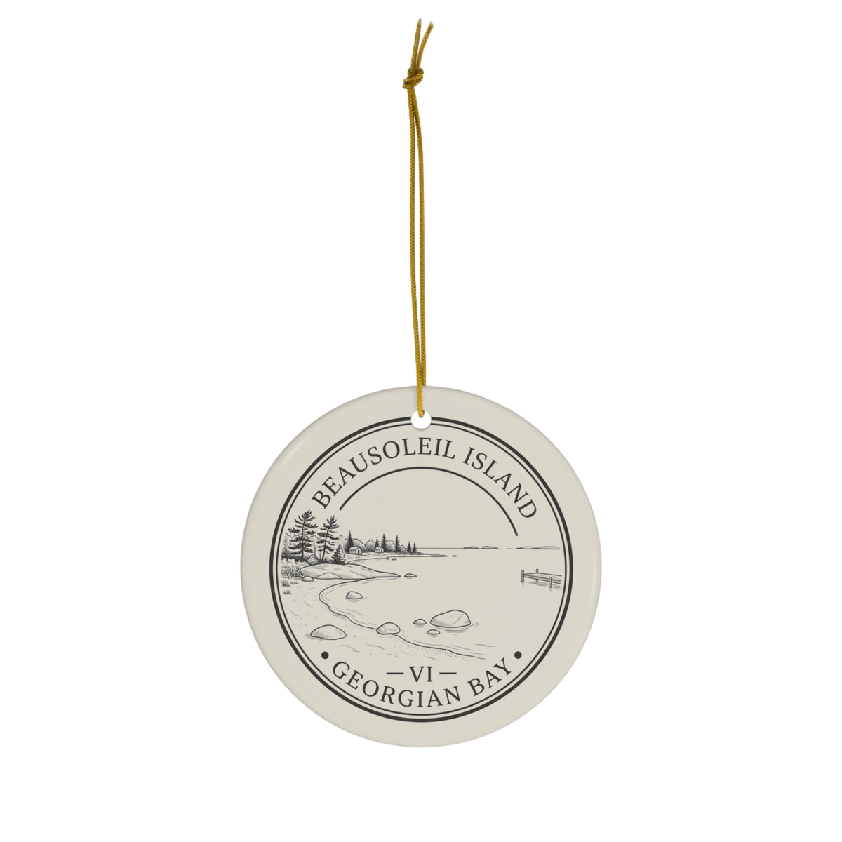 Beausoleil Island Christmas Ornament