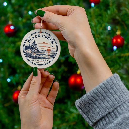 Black Creek Christmas ornament from The Sixth