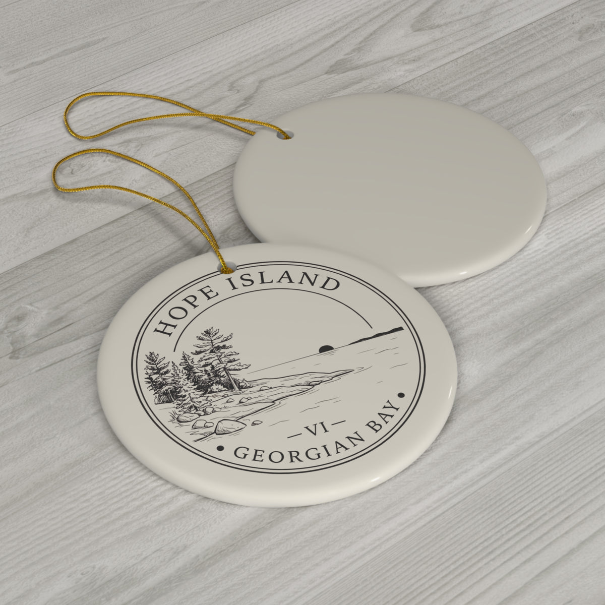 Hope Island Christmas Ornament