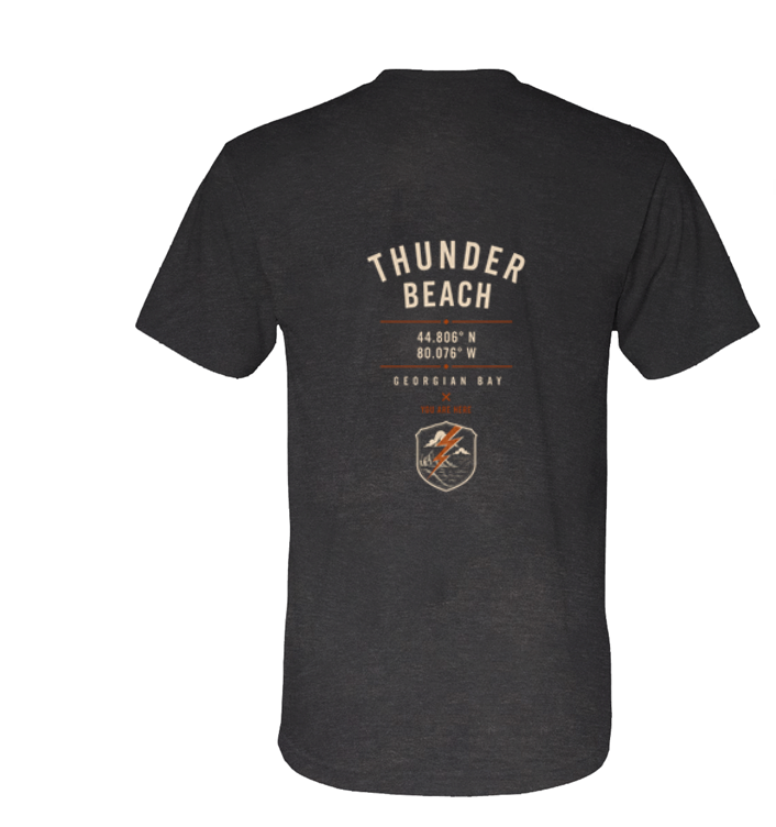 Thunder Beach Coordinates Tee – Georgian Bay Collection