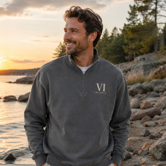 Unisex Quarter-Zip Pullover