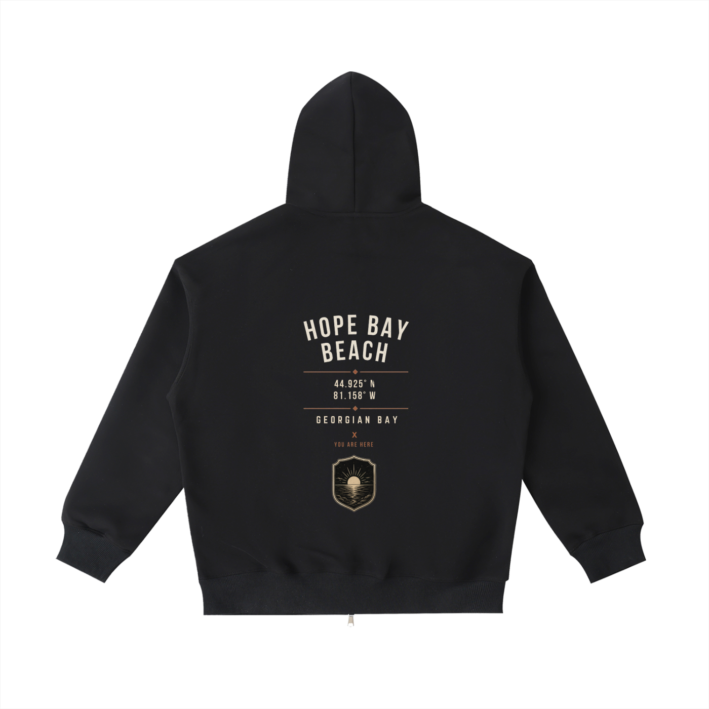Hope Bay Zip up Pocket Hoodie