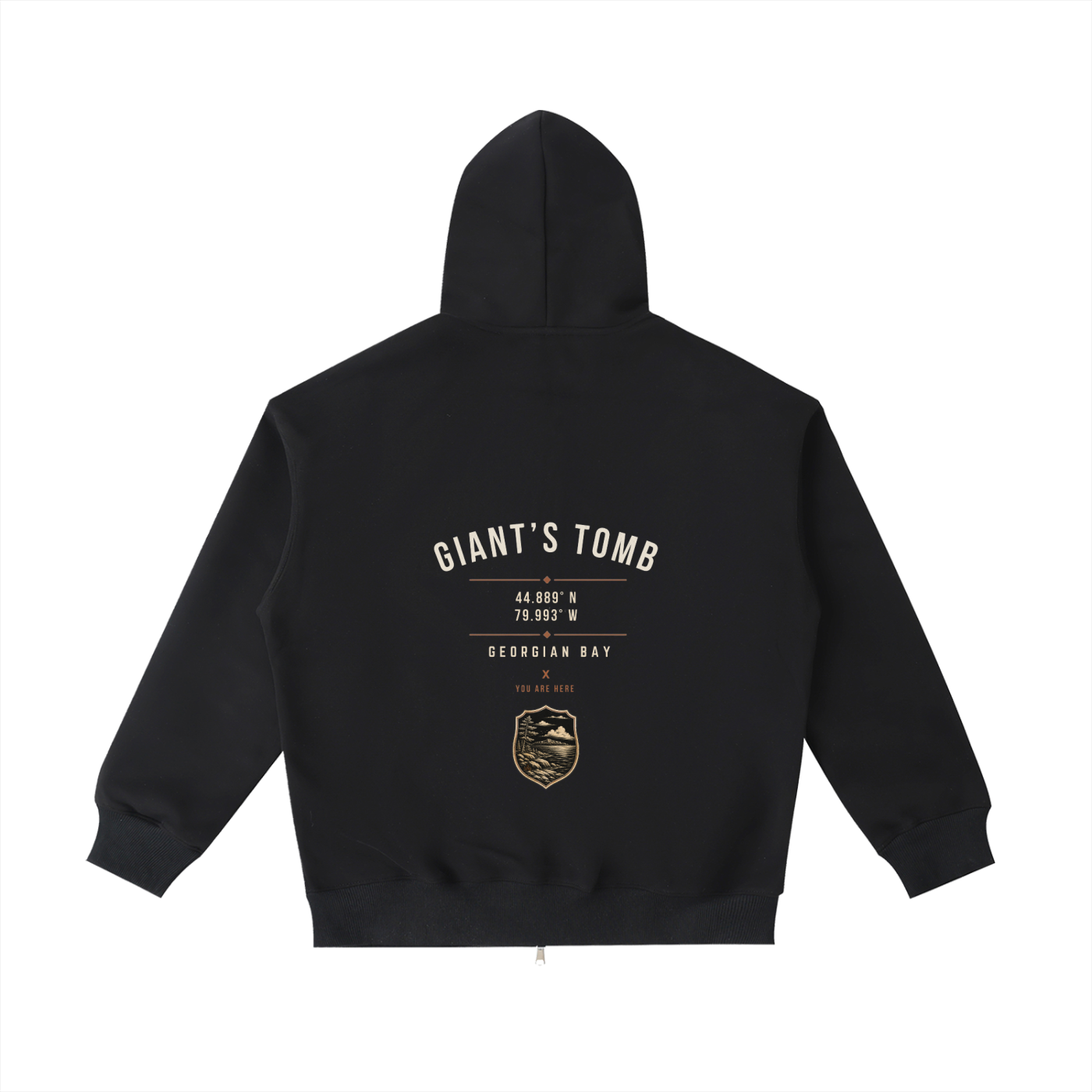 Giant's Tomb Zip up Pocket Hoodie