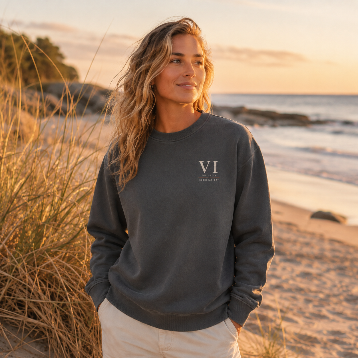 The Sixth Unisex Vintage Wash Sweatshirt