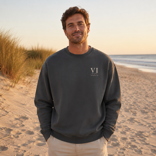 The Sixth Unisex Vintage Wash Sweatshirt