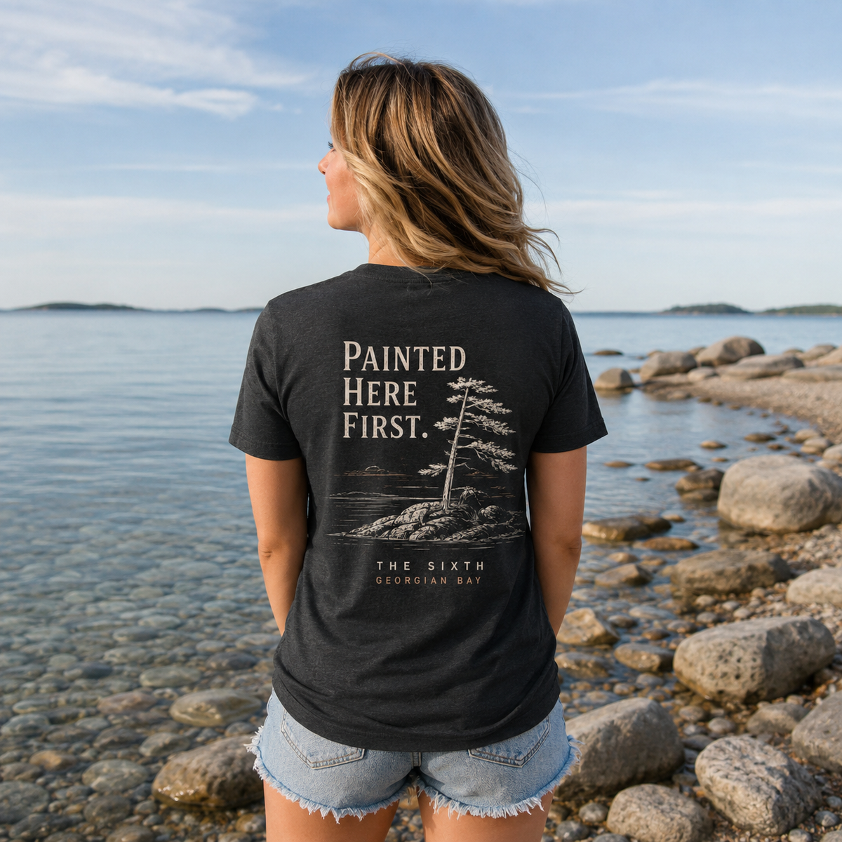 Painted Here First Tee
